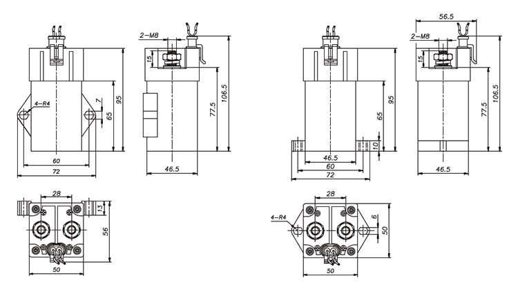 NF200CZ and NF200A DC Contactor Products